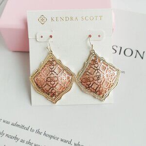 Kendra Scott Kirsten Rose Gold Filigree Earrings